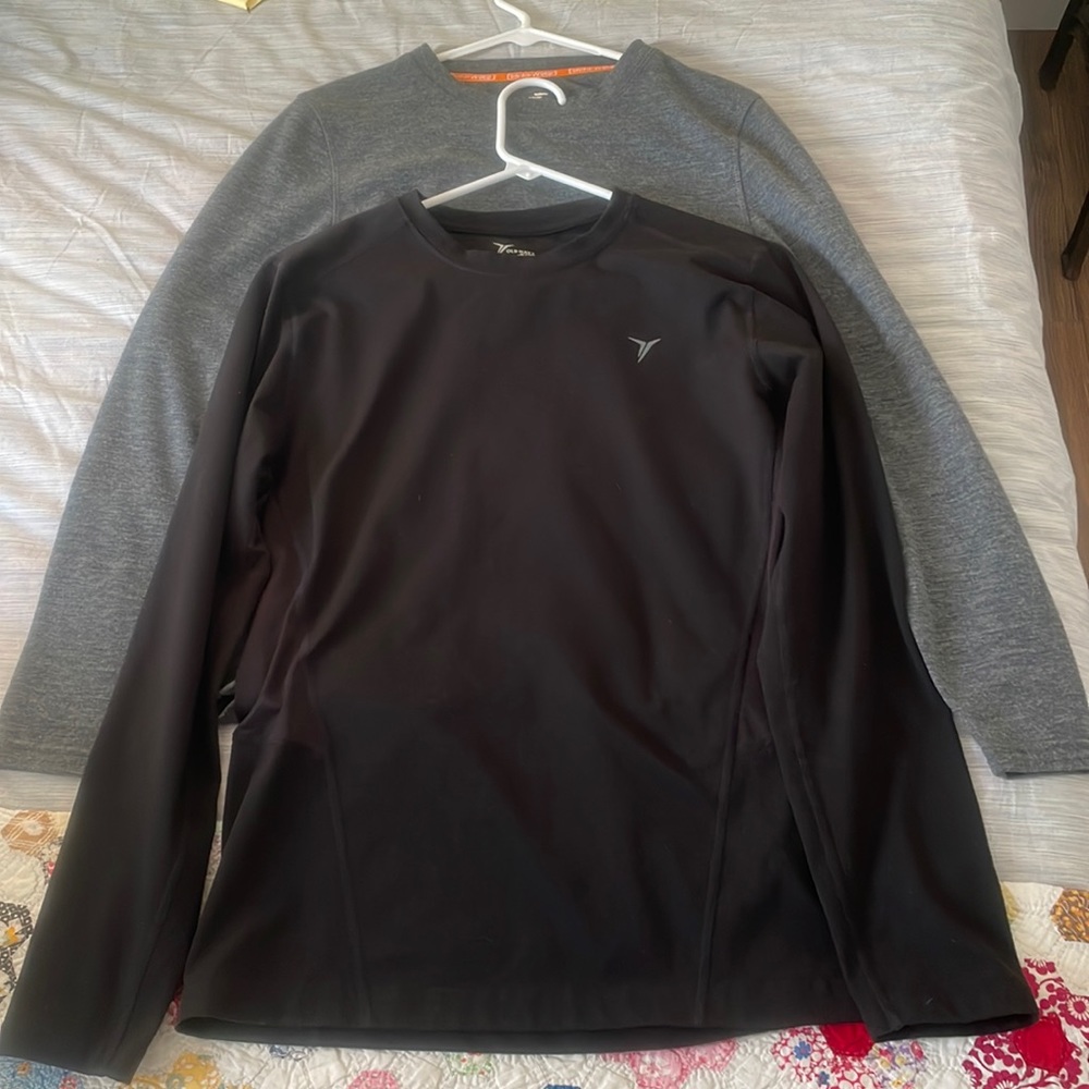 Bundle - Two men’s medium long sleeve shirts! Outdoor/fitness shirts!